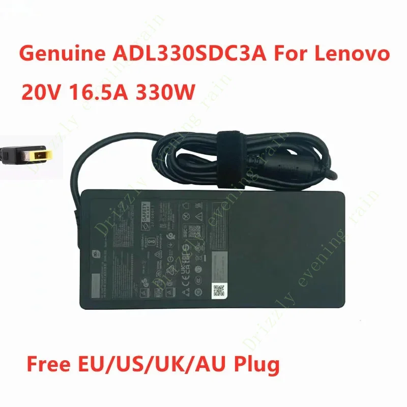 Genuine adl330sdc3a 20V 16.5a 330W adl330scc3a adl330slc3a AC adapter for Lenovo Legion y9000 R9000 laptop power supply charger