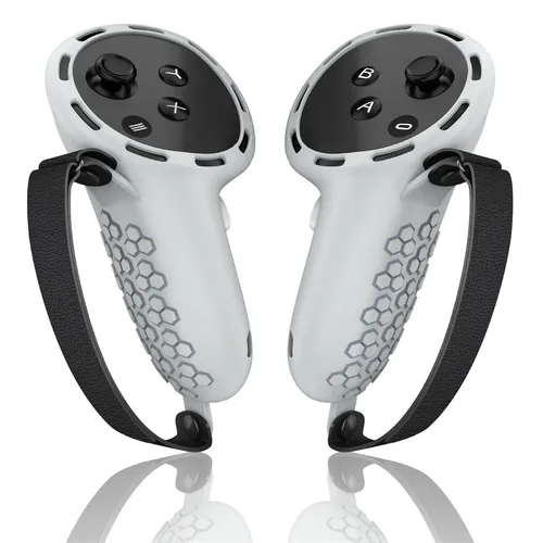 Funda protectora de silicona para controlador Compatible con accesorios Meta Quest 3s/Quest3 VR