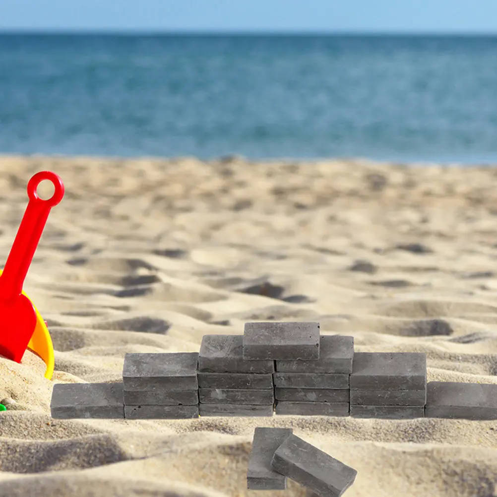 

100Pcs Compact Exquisite Miniature Brick Decor for Sand Table Micro Landscape Decoration Mini House Plant Pot Ornament