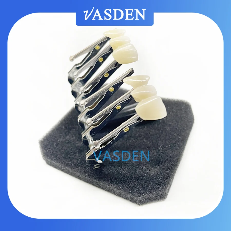Imagem -02 - Vasden-cerâmica Glaze Clips para Dentadura Dentes Ferramenta Técnico Odontológico Aplicando