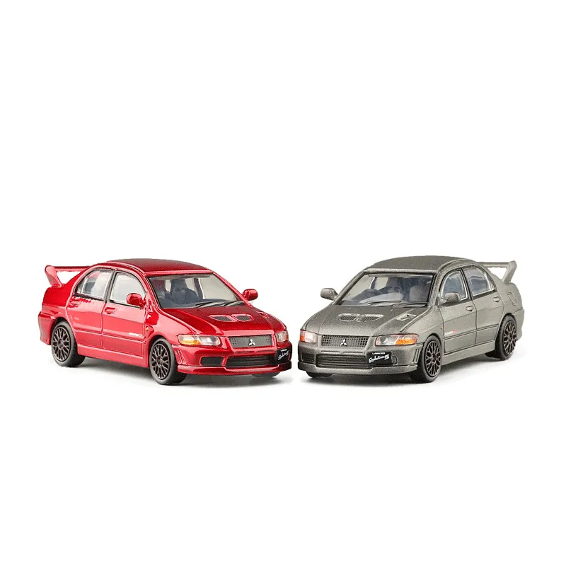 1/64 Mitsubishi Lancer Evolution EVO Family JDM Initial D Toy Car Model JKM 1:64 Free Wheels Diecast Metal Alloy Collection Gift