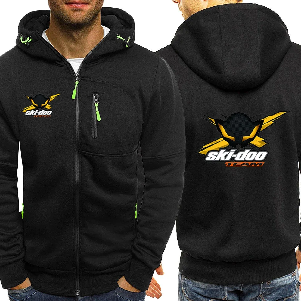 Ski Doo Can-am 2024 Men New Printing Spring and Autumn Casual Hot Sale Three-color Zipper Hooded Classics Versatile Coat Tops