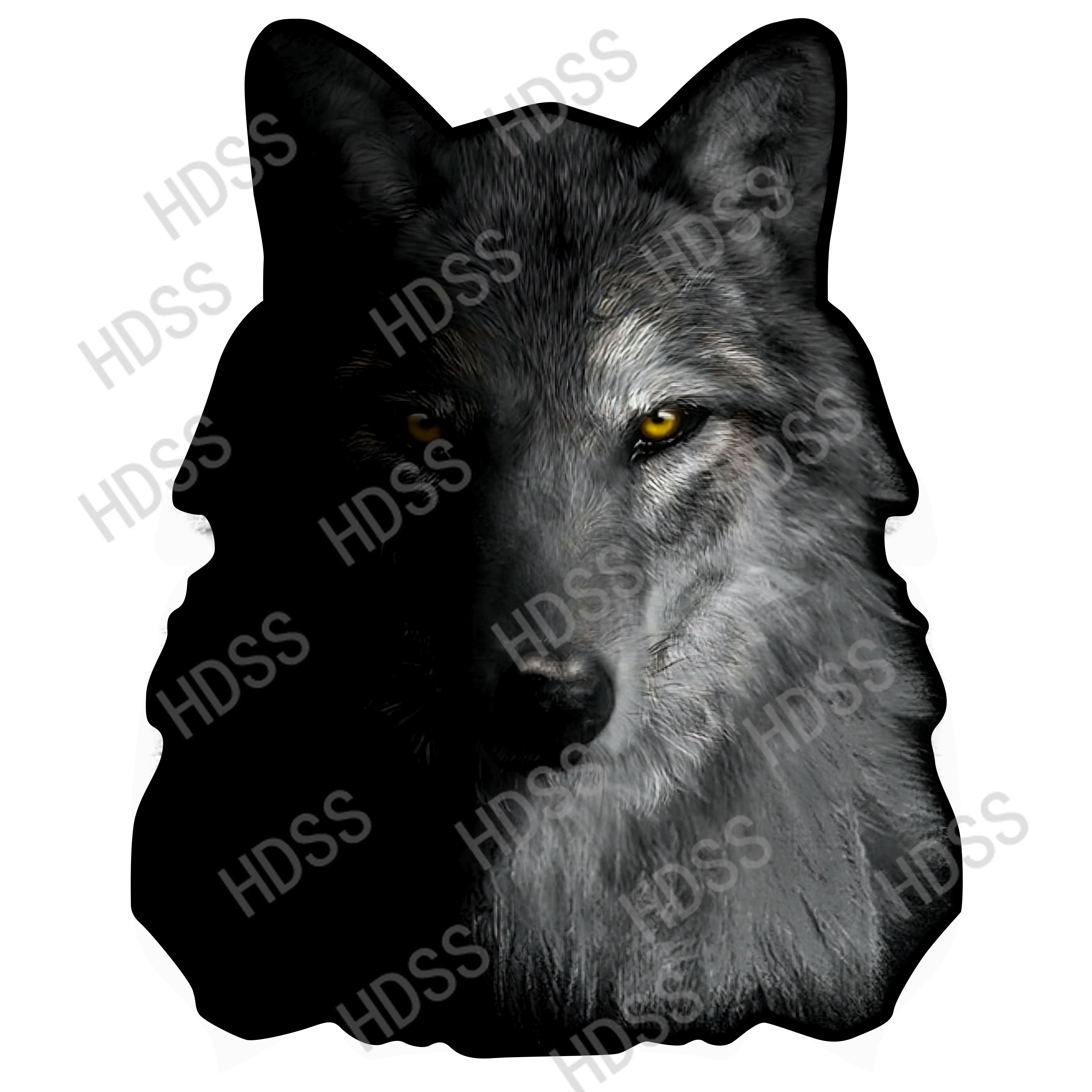 

HDSS-Cool Wolf Waterproof Car Stickers Vinyl Decal Decorate Sticker for Car and Motorcycle Drop/2017