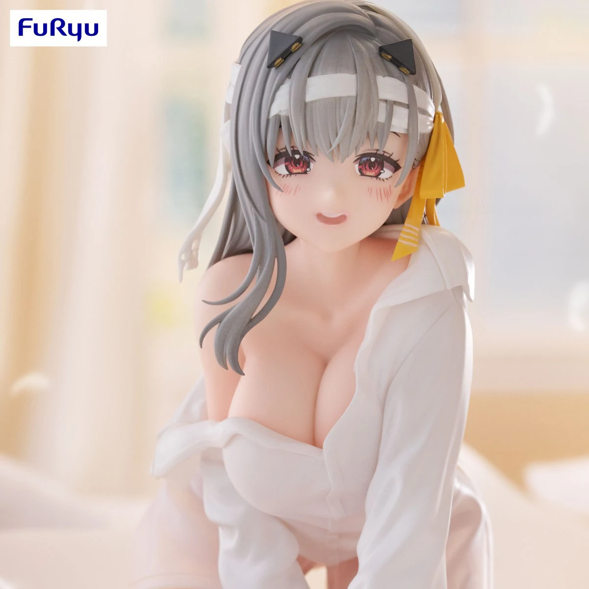 100% Original FuRyu Noodle Stopper Figure Dewi Kemenangan: Nikke Modernia First Affection Model Toys Anime Figure