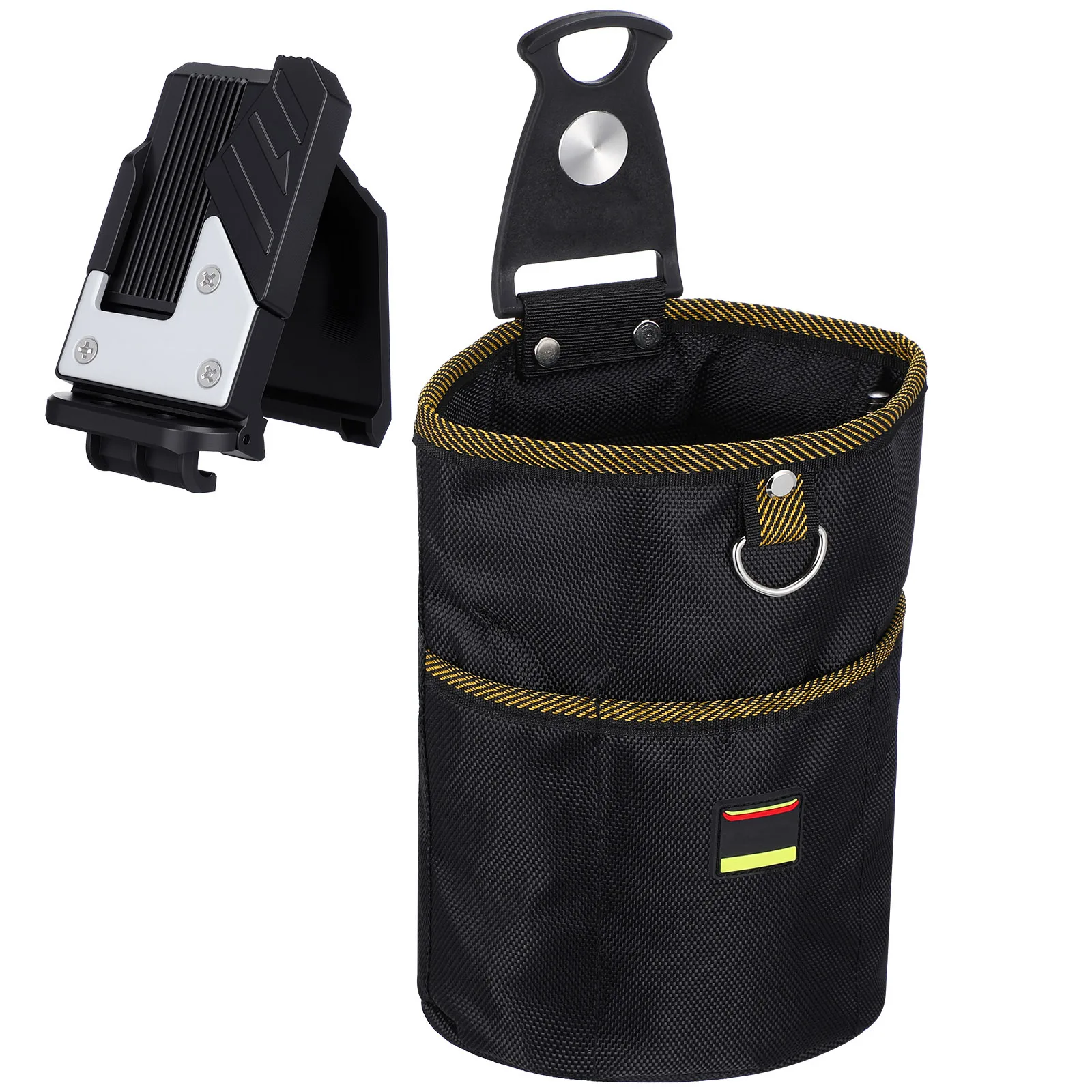 

Small Tool Pouch Belt Clip Heavy Duty Oxford Cloth Multi Pocket Waist Bag for Electricians Mechanics DIY Repair Work Portable