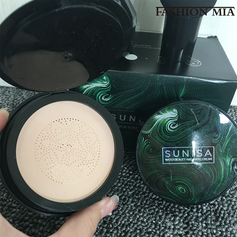 

Sunisa Magic Foundation Mushroom Head Air Cushion CC Cream Waterproof Brighten Foundation Cream Women Base Makeup Skin Care