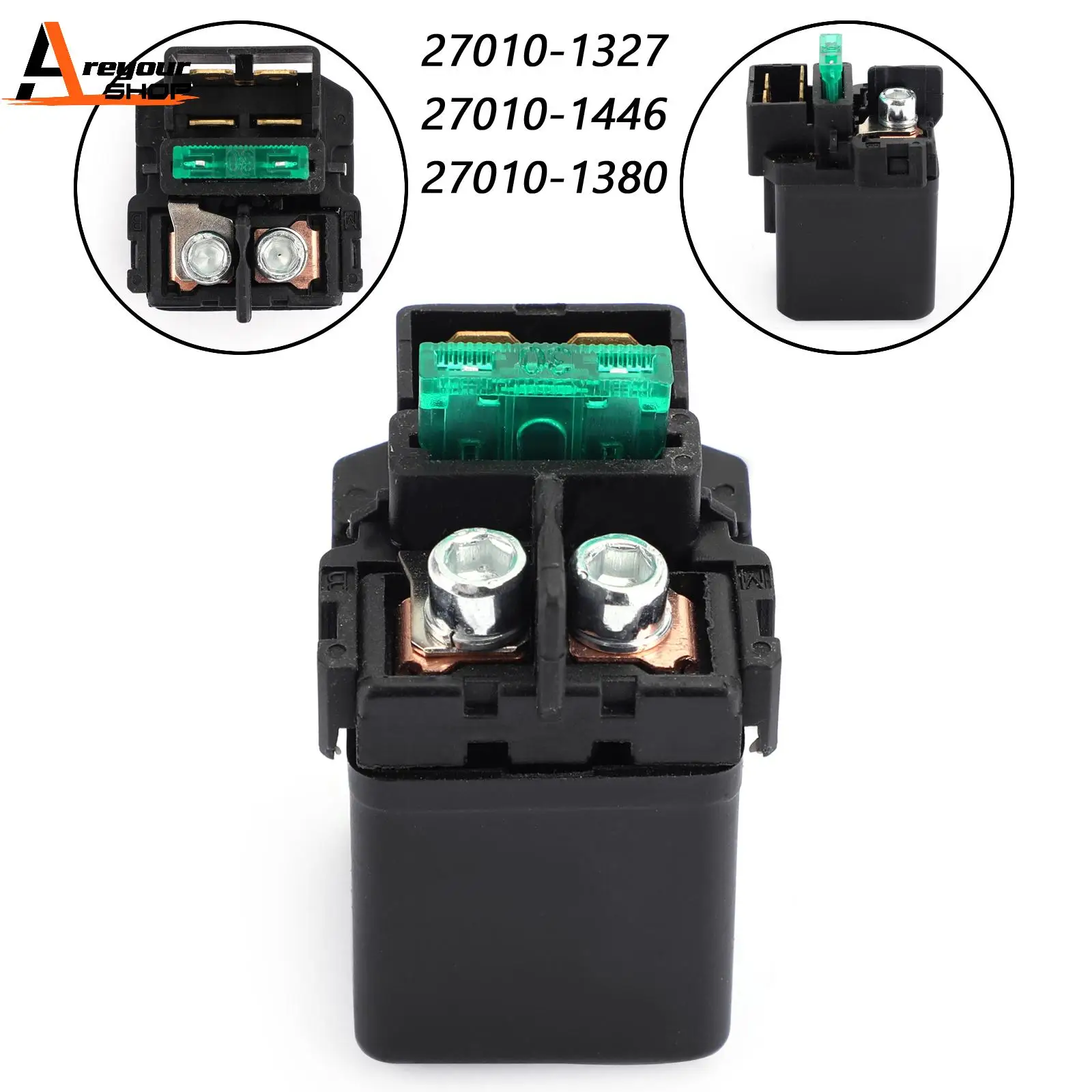 

Areyourshop Starter Relay Solenoid For KAWASAKI ZX900 NINJA ZX-9R 1994 1995 1996 1997 ZX1000 27010-1327 27010-1446 Motor Parts