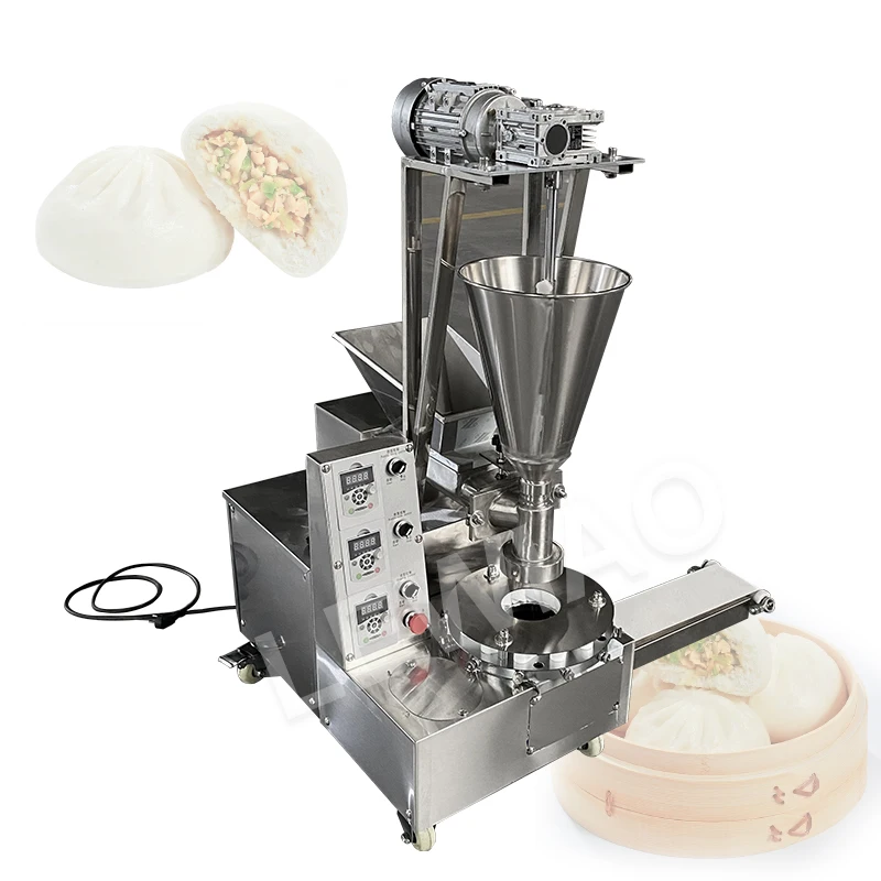 Автоматическая машина для наполнения булочек из нержавеющей стали с начинкой на пару, коммерческая настольная машина для наполнения булочек Baozi, оборудование для изготовления Momo