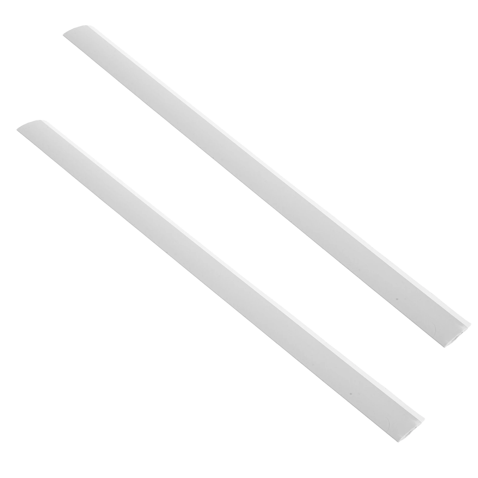 

2Pcs Dustpan Edge Strip Replacement Plastic Soft Pressure Bar Replacement for Cleaning Floors Garbage Collecting