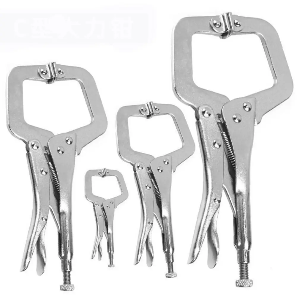 Durable 5 inch Mini C Clamp C-type Quick Clamping Woodwork Fix Plier Alloy Steel Hand Tool Powerful Pliers