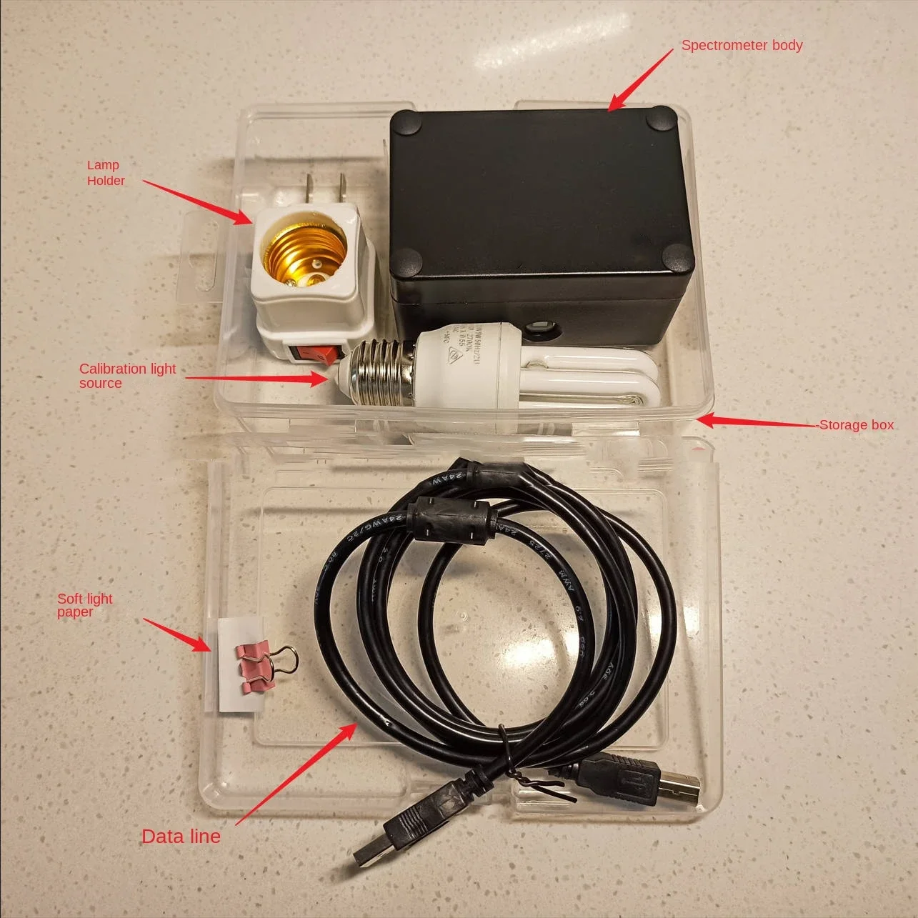 Homemade spectrometer for measuring blue light, full spectrum, I-s-er absorption spectrum