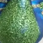 

Christmas glass ornament export 8cm peacock patterned ball