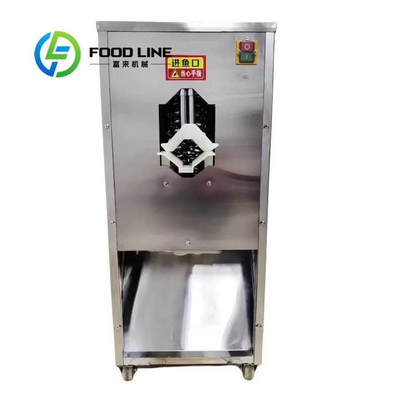 Scale Removal and Belly Opening Machine, Commercial Small Fish Killing Machine, Fish Slaughtering and Visceral Removal Machine