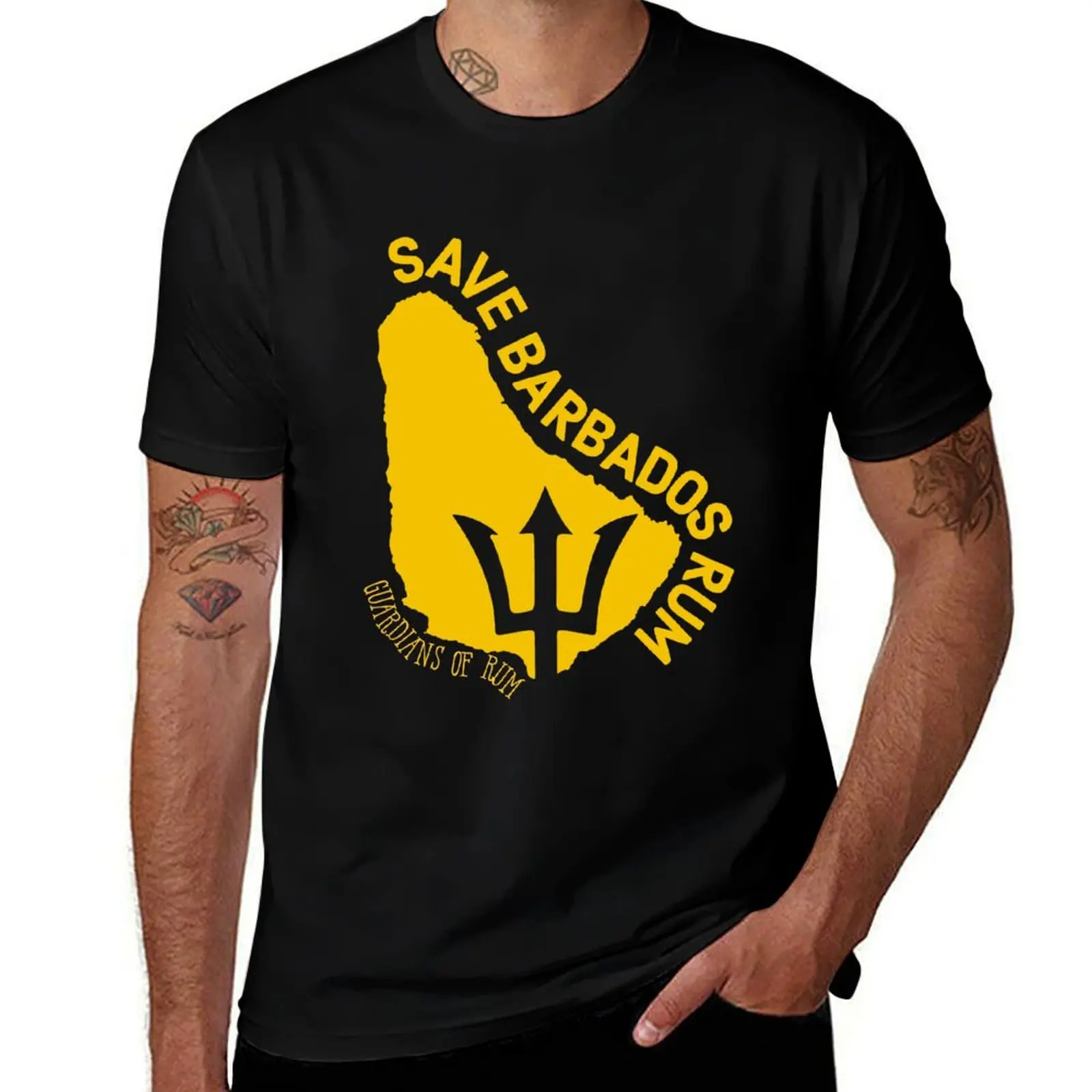 

Save Barbados Rum T-Shirt custom shirt quick drying mens funny t shirts