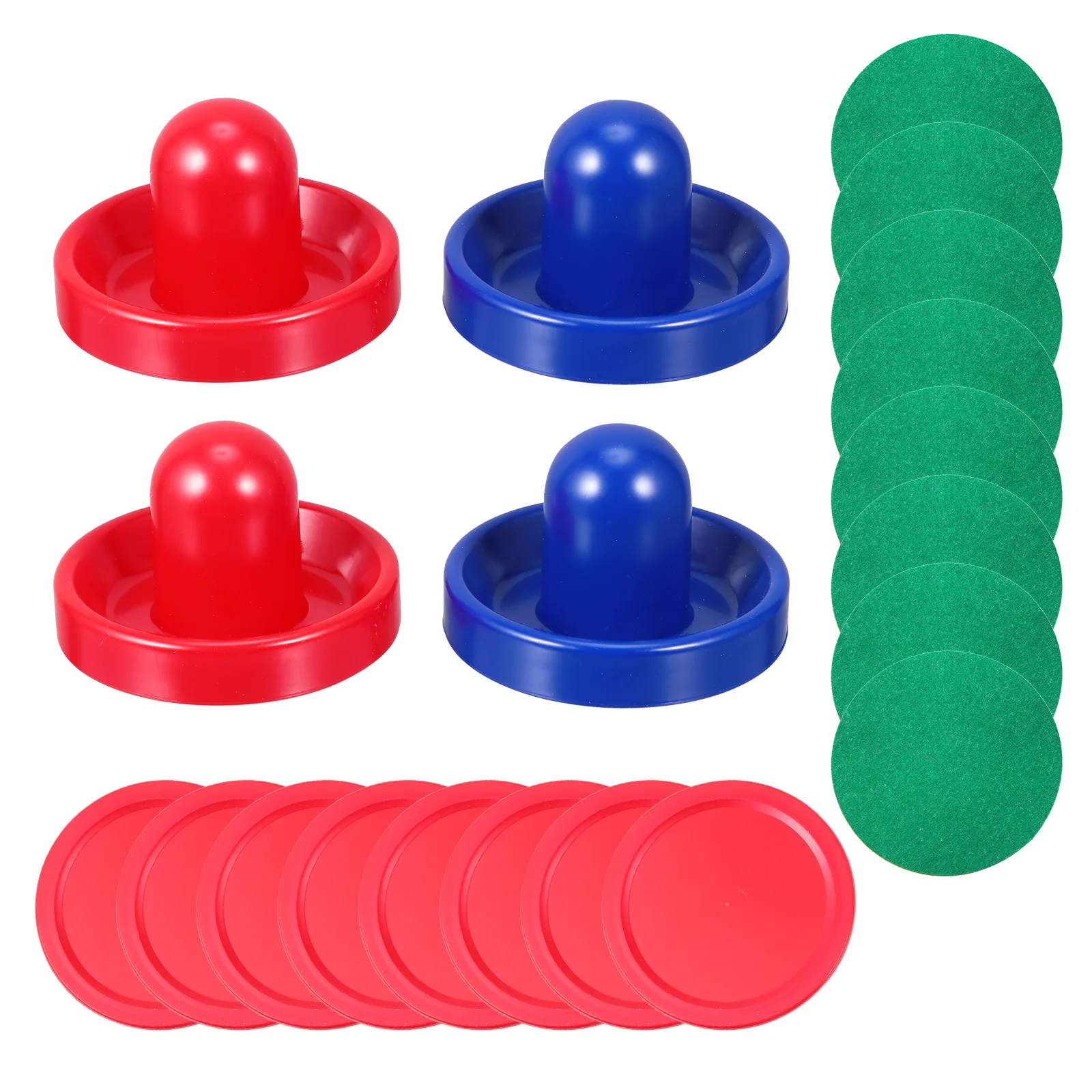 

Plastic Air Hockey Table Accessories Multicolor Pucks Replacement Parts Sturdy Lightweight Protective Lint Pad Thick