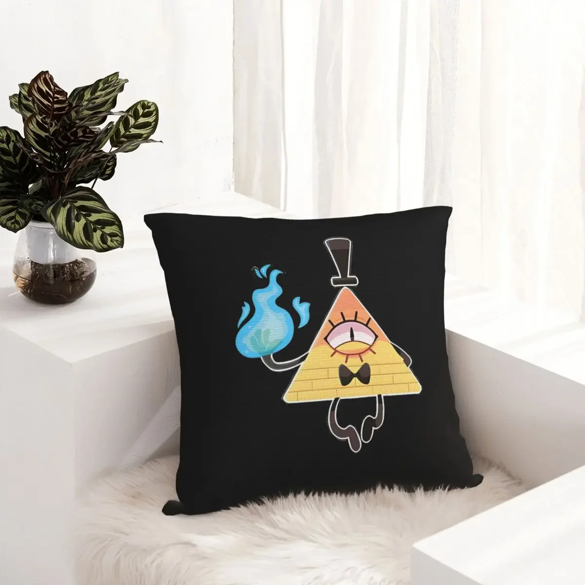 You Can Trust Me Pillowcase Printing Polyester Cushion Cover Gift Gravity Falls Bill Cipher Throw Pillow Case Cover Home Square