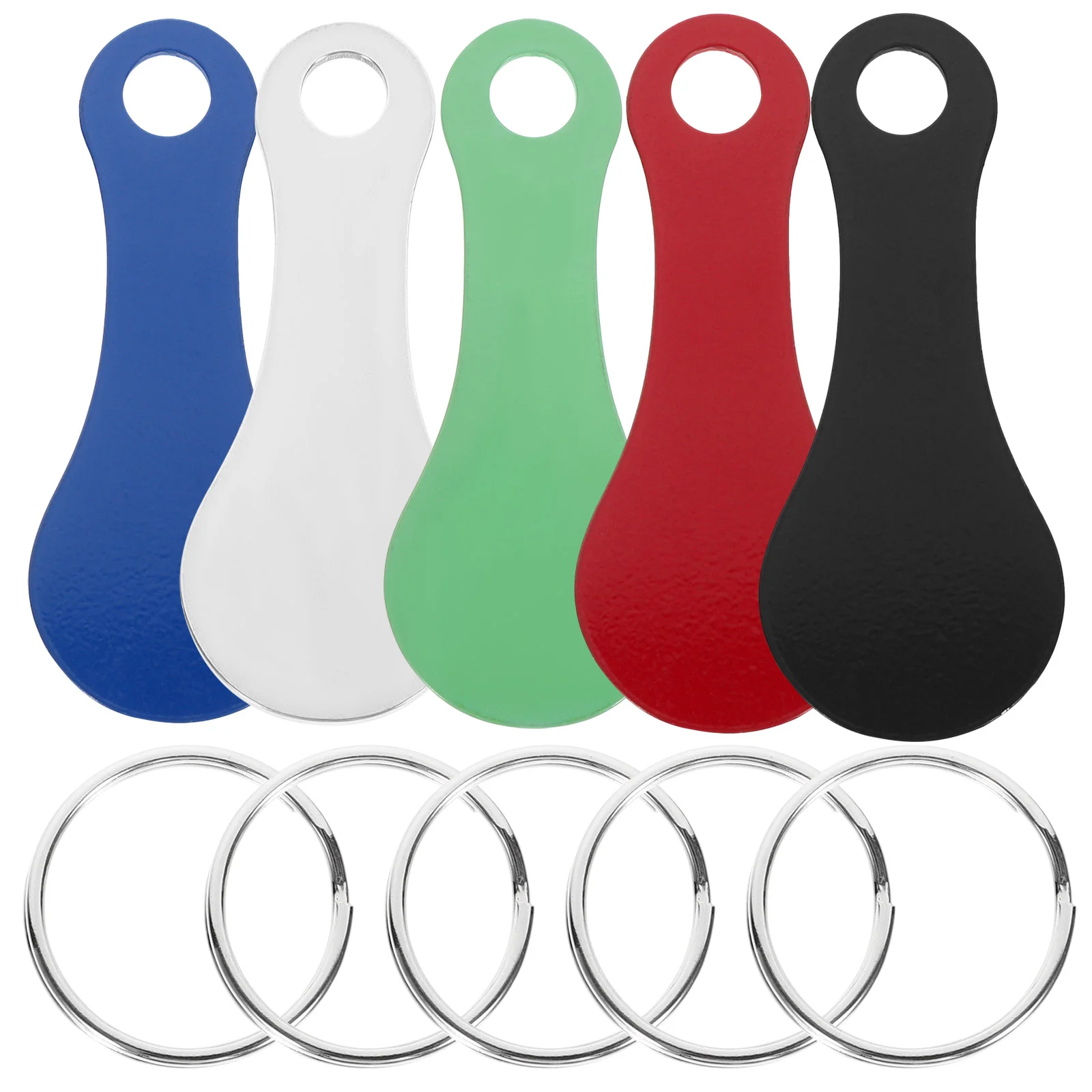 5 Pcs Go Cart Shopping Keychain Token Keyring Backpack Trolley Tokens Pendant Ornament