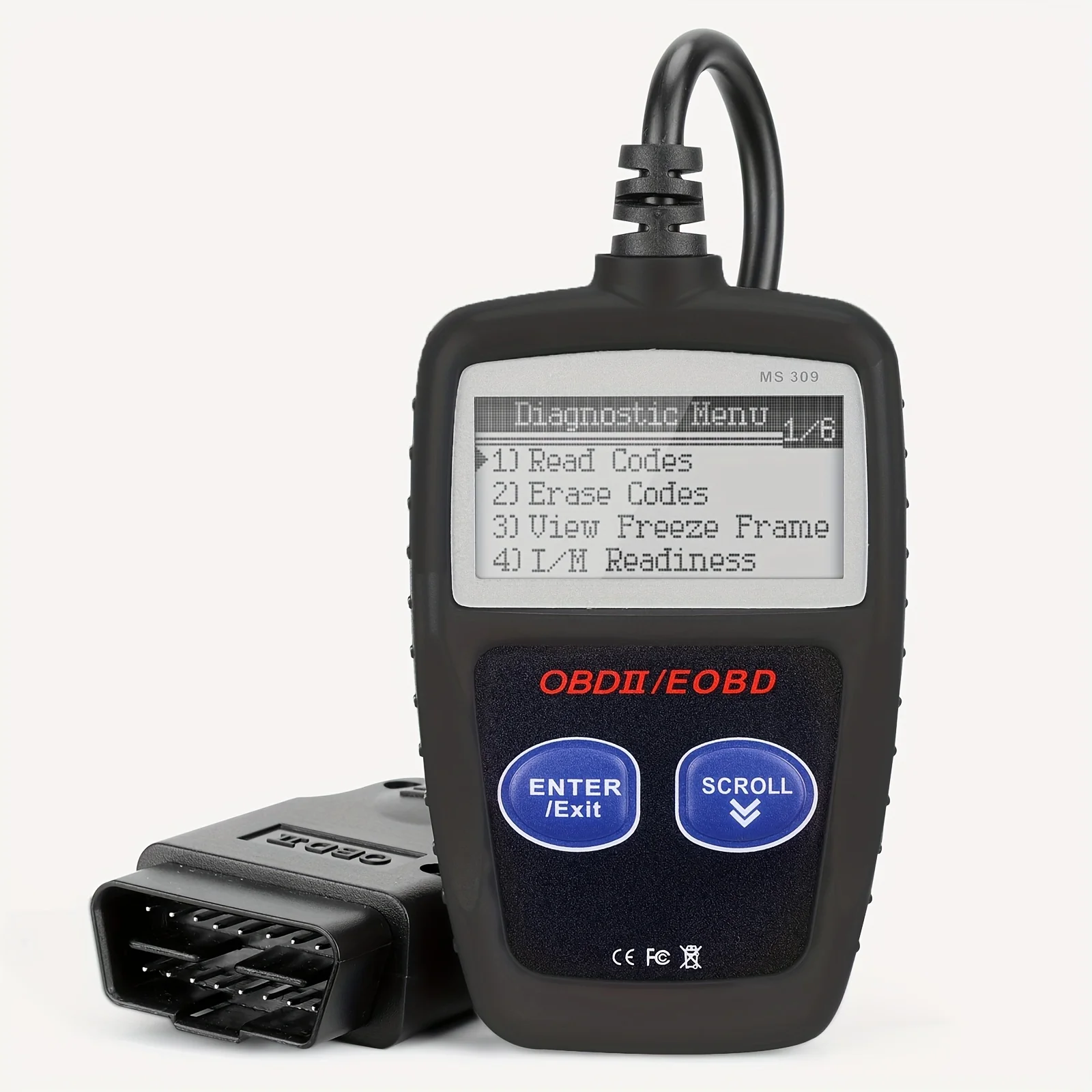 

Классический усовершенствованный универсальный OBD2 сканер для диагностики неисправностей двигателя автомобиля, монитор состояния, диагностический инструмент OBDII CAN