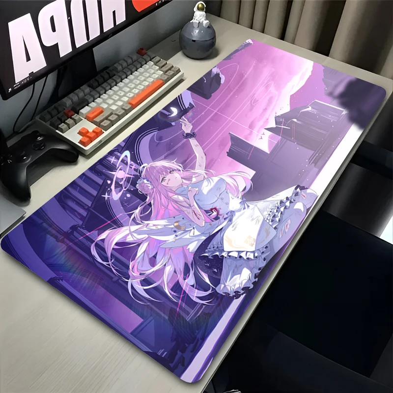 

Mouse Pad Large Blue Archive Misono Mika Gamer Keyboard Mat Pads Gaming Desk Protector Laptops Mousepad Deskmat PC game Mousepad