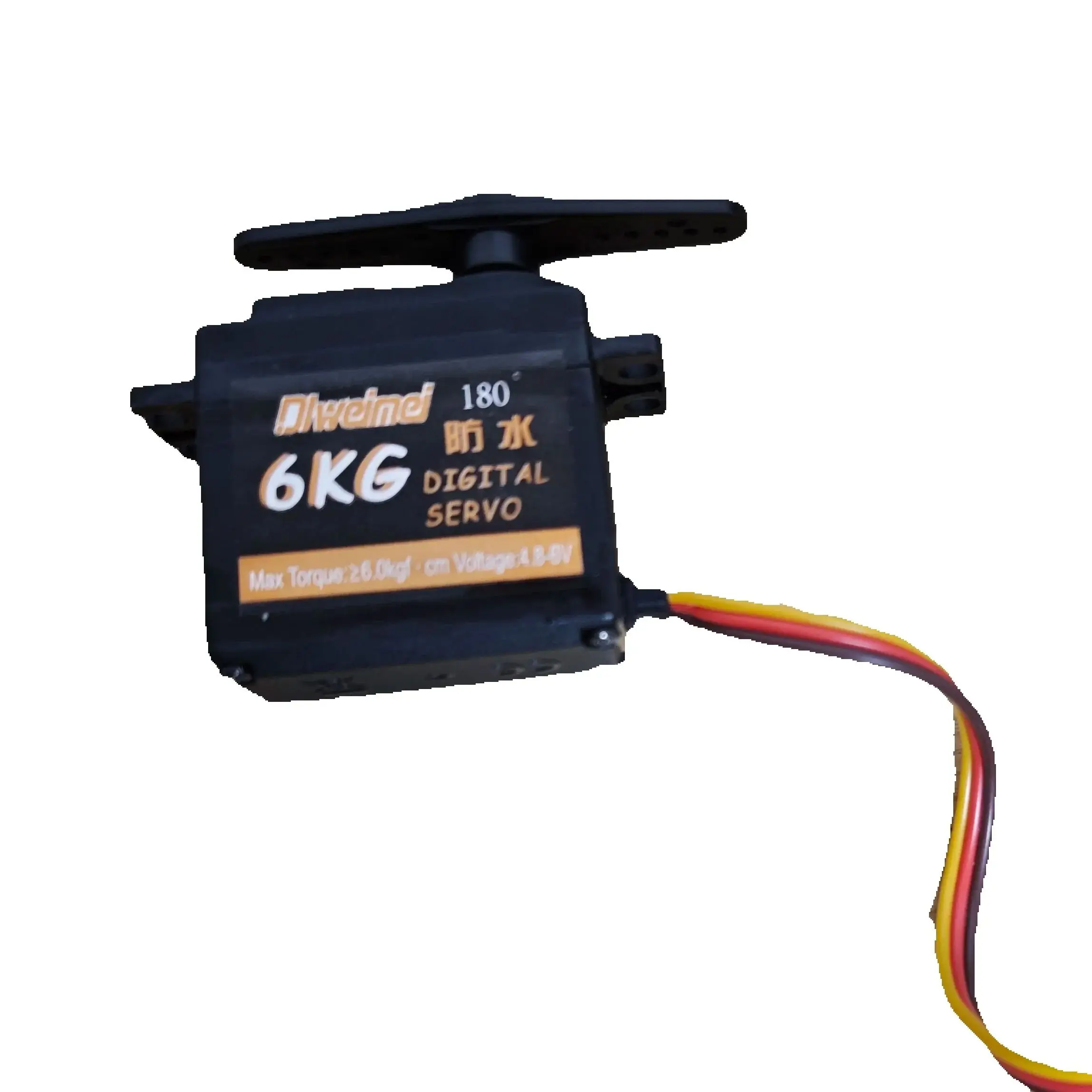 Dlweimei 6KG Metal Gear Digital Servos Wasserdicht für 1/10 RC Auto Hubschrauber Boot Flugzeug Wltoys Trx