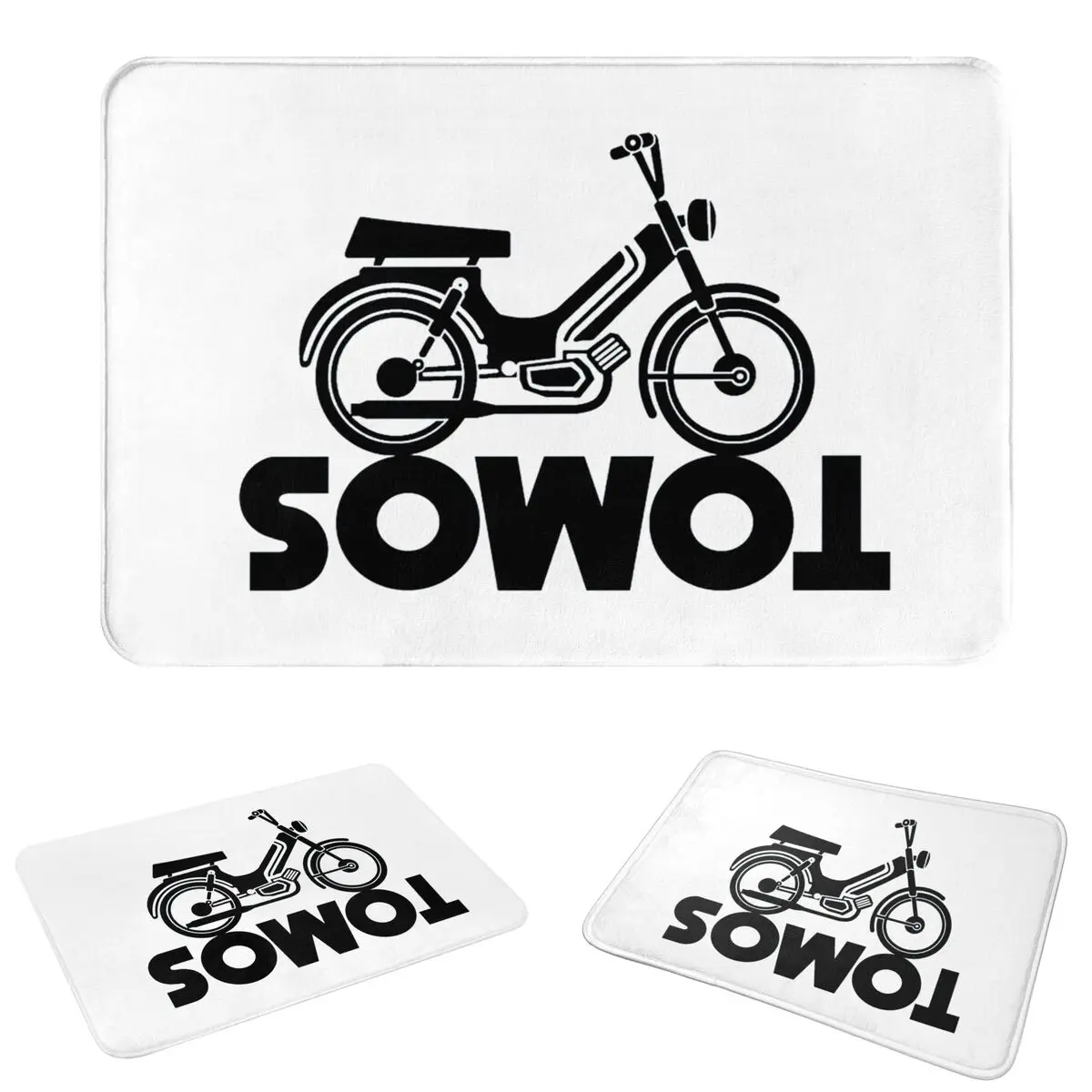 Tomos Moped Doormat Cushion Carpet Rug Kitchen Entrance Home Floor Mat for Bathroom Footpad Mats