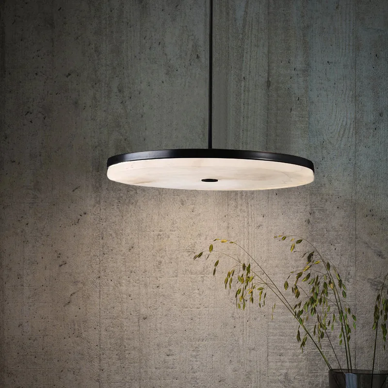 Nordic Modern Pendant Light Minimalist Marble Pendant Light for Bedroom Living Room Dining Room Bar Counter Small Pendant Light