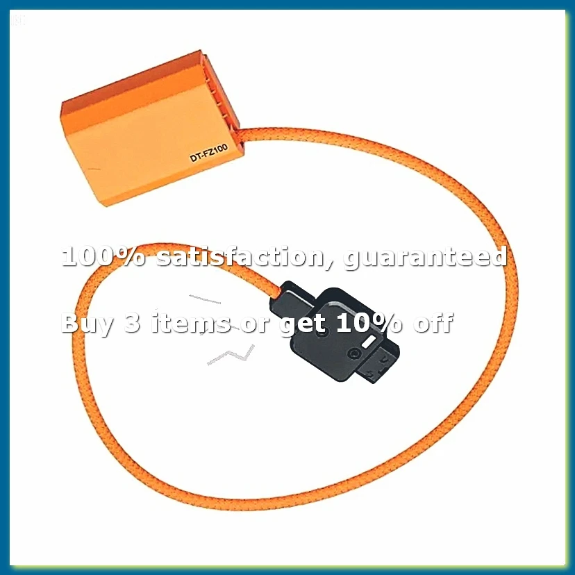 DT-FZ100 D-Tap to NP-FZ100 Dummy Battery Cable Wire DC Coupler Accessory A7R V/A7 IV/A7S III/A7R IV Camera-A32R