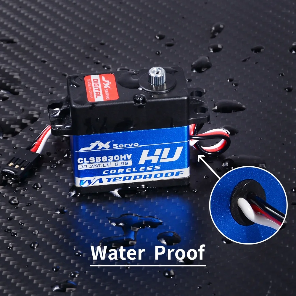 JX Servo CLS5830HV 30KG Full Waterproof Digital Servo 1/5 RedCat HPI Baja 5B SS RC Car Boat Robot Coreless Metal Gear Motors