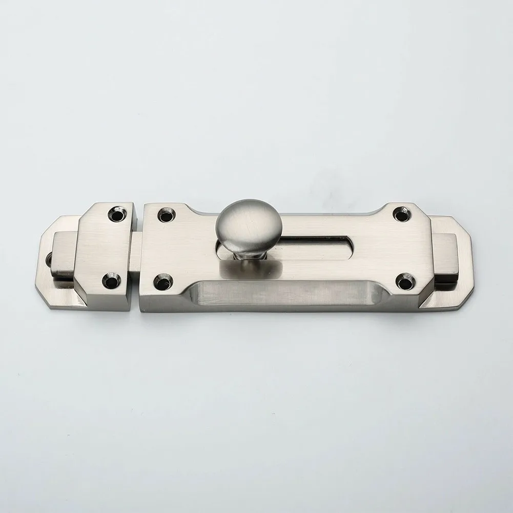 3/4/5inch Door Lock Zinc Alloy Slide Bolt Latch Home Hardware Safety Lock Door Bolts With Screws For Bathrooms Toilets