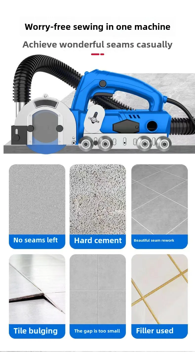 Construction Tools Tile Floor Tile Joint Cleaning Slotting Machine Electric Joint Agent