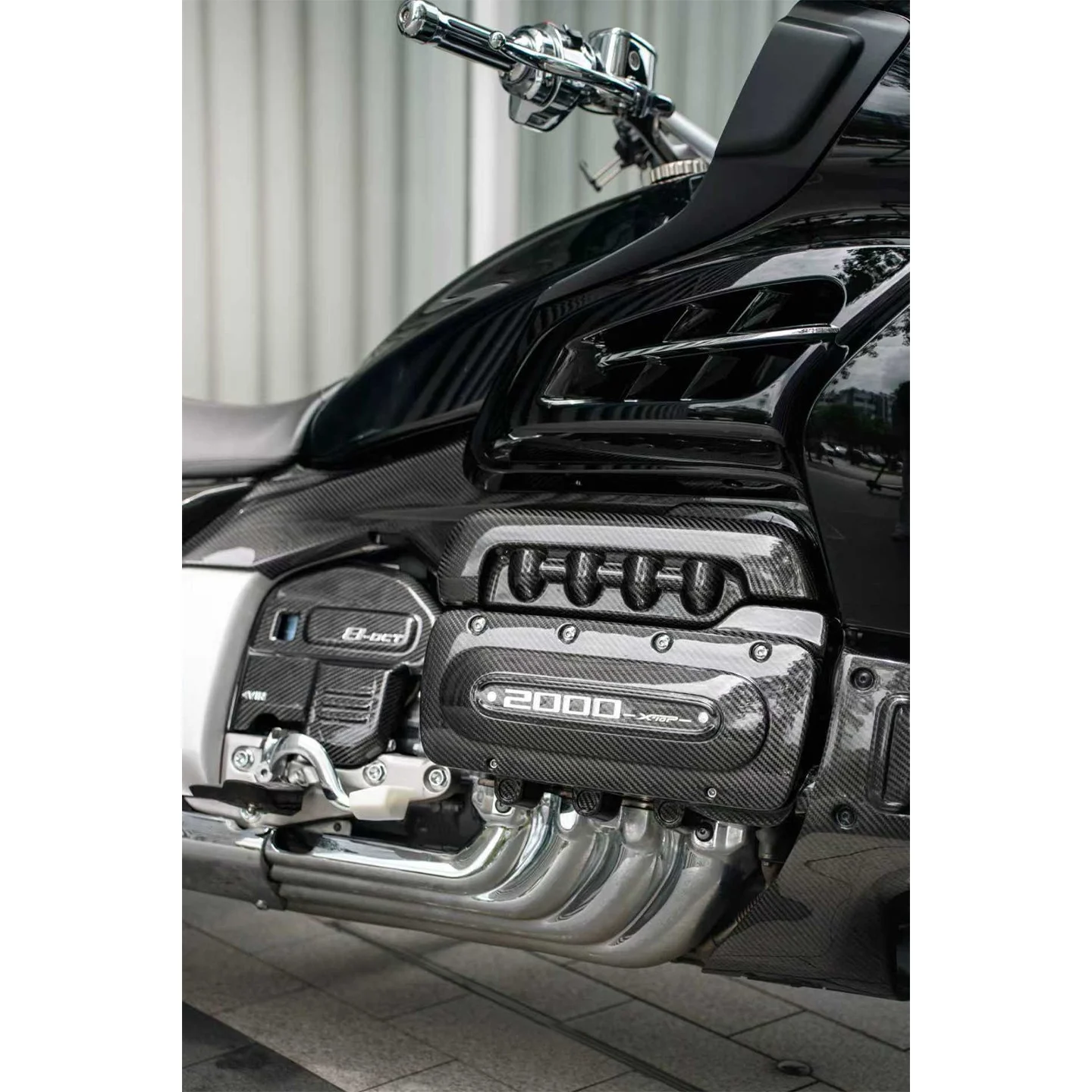 X-TOP Suitable For Great Wall Soul S2000 Body 3K Twill Carbon Fiber Front Mudguard Engine Side Cover Decoration