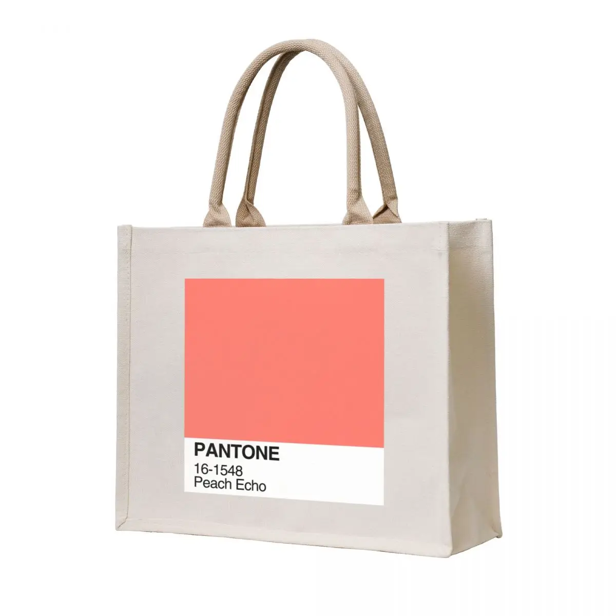 

Pantone Peach Echo Tote Bag Women's tote bag woman shopping bag reusable shopping