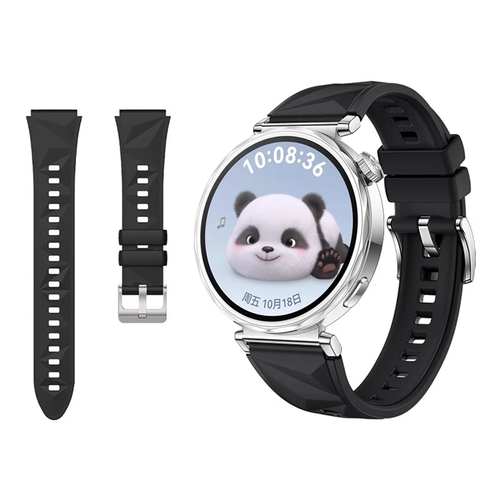 18 مللي متر 22 مللي متر الرياضة الأشرطة لساعة هواوي GT 6/5 برو/GT3/GT4 42 مللي متر 41 مللي متر 46 مللي متر سيليكون سوار كوريا هواوي ساعة GT 6 برو الفرقة