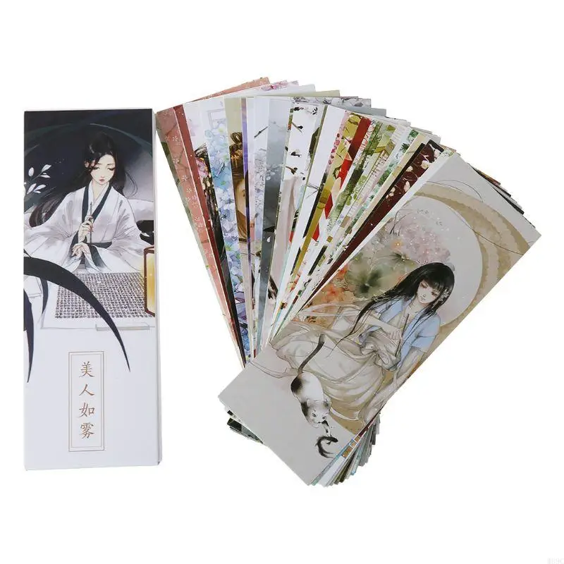 W89C 30PCS Fleurs Books Bookmarks Page Notes Page Étiquette Message Message Book Booker