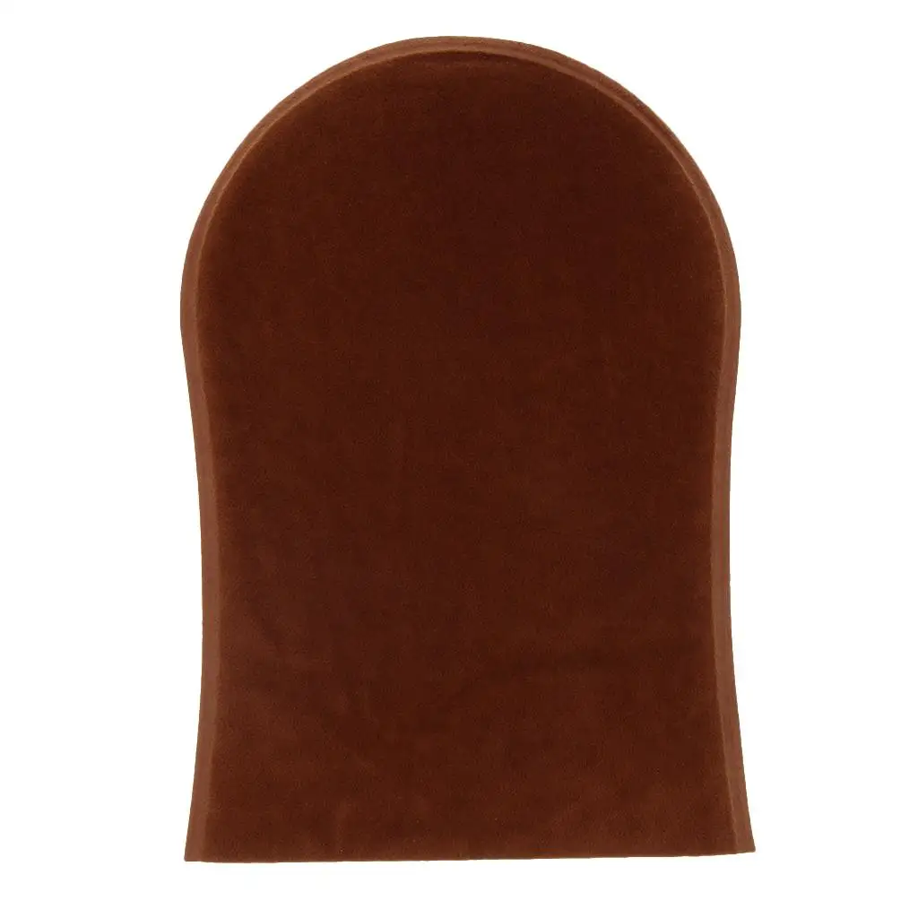 Manopla de aplicación de aplicador de bronceado autobronceador para spray de crema bronceadora - Marrón