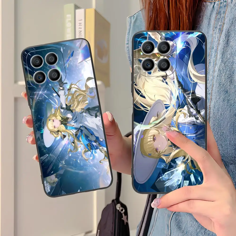 

Wuthering Waves Phoebe Phone Case for Honor 90 80 70 60 50 30 20 10 9 8 7 Pro S SE Lite 5G Black Smartphone Luxury Cellphones