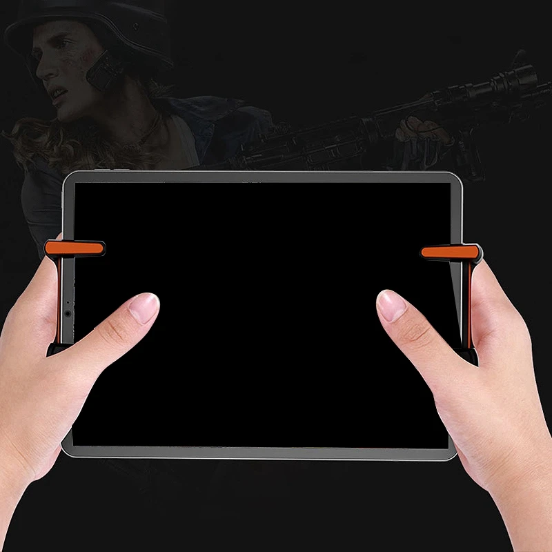 الأفضل لـ PUBG Ipad Trigger Controller Capacitance L1R1 Fire Aim Button Gamepad Joystick For Ipad Tablet Phone FPS Game Accessori