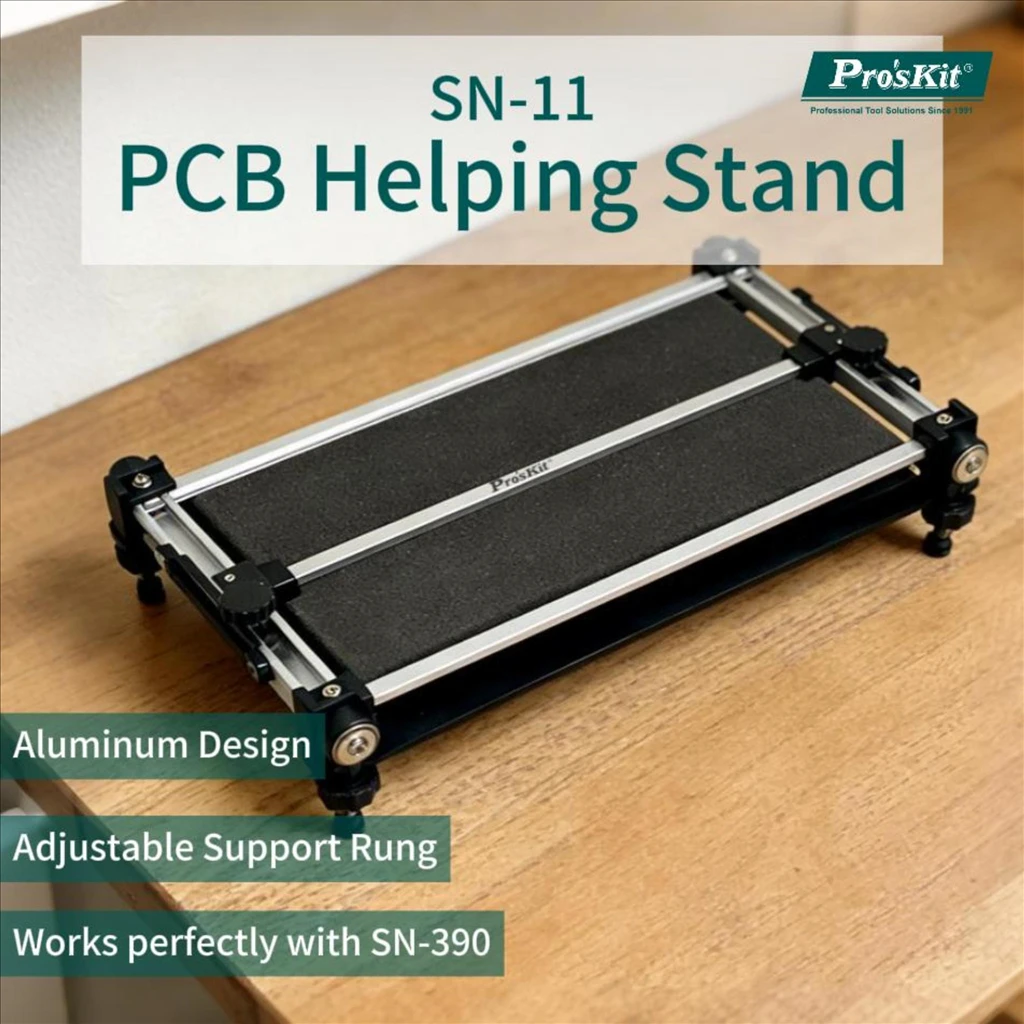 Aluminum Alloy PCB Soldering Auxiliary Fixture Adjustable Support Rod Stable Durable Circuit Board Welding Repair Auxiliary Tool