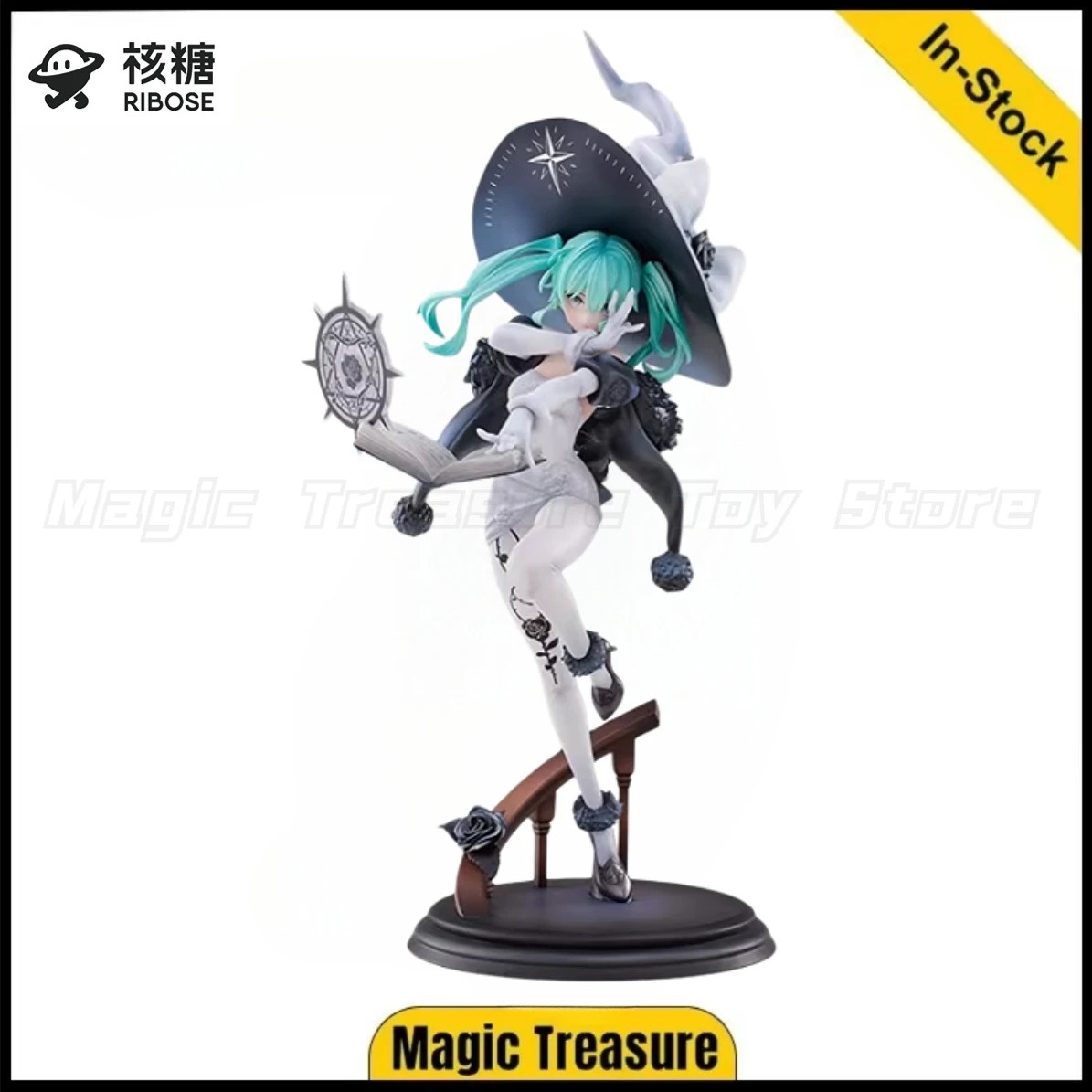 

【В наличии】 Оригинальная серия RIBOSE RISE UP Miku Fantasia Witch 25 см, модель персонажа аниме, игрушка
