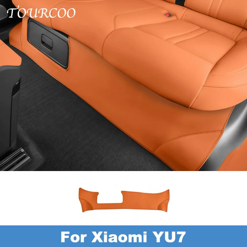 

Для Xiaomi YU7 2025 2026, заднее сиденье, защитный коврик, кожаные противоударные накладки, аксессуары для модификации интерьера