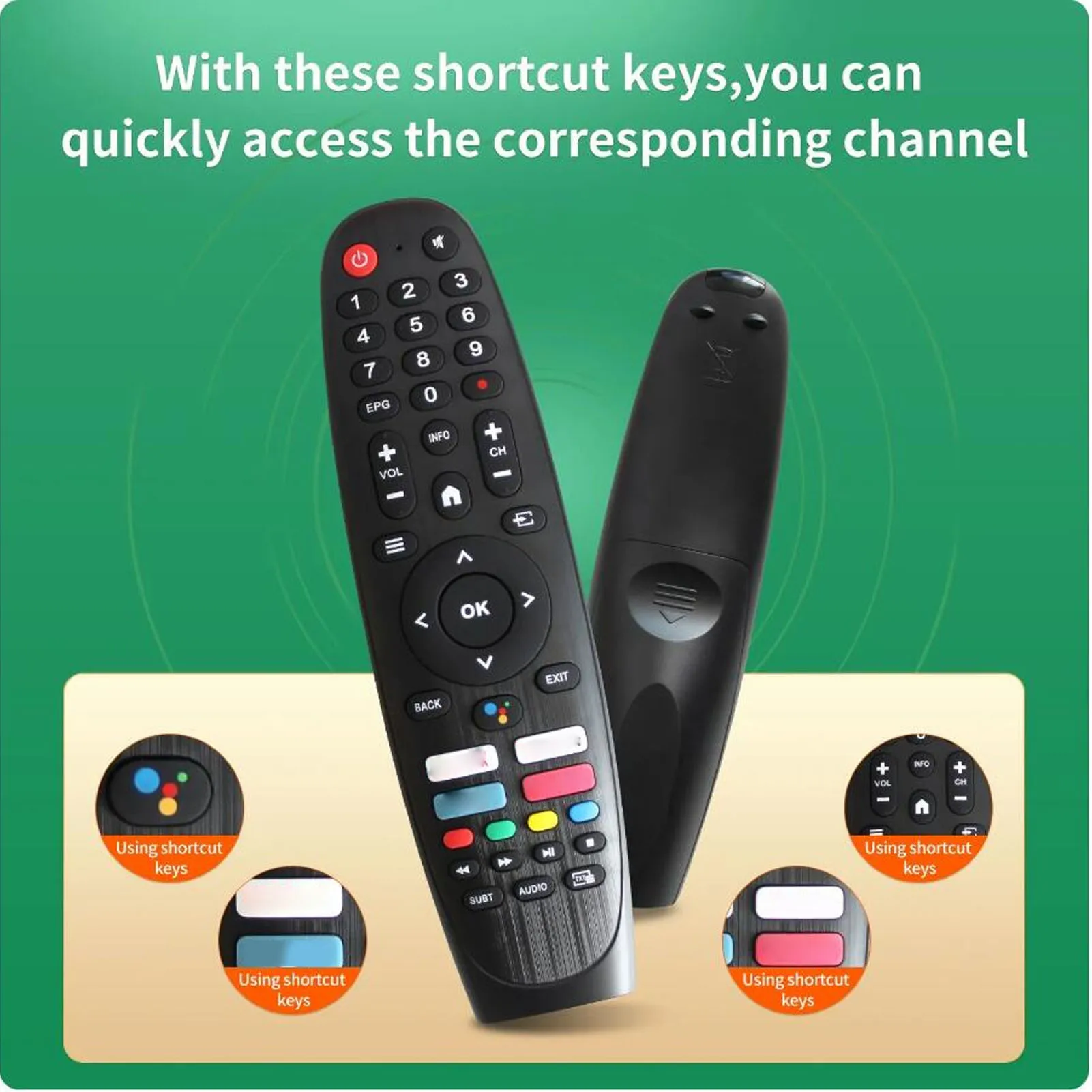 ZK30 EC32V2HA EC40V2FA Remote Control Replacement Voice Remote for Android Smart Television for BLAUPUNKT for SANSUI for ORCA