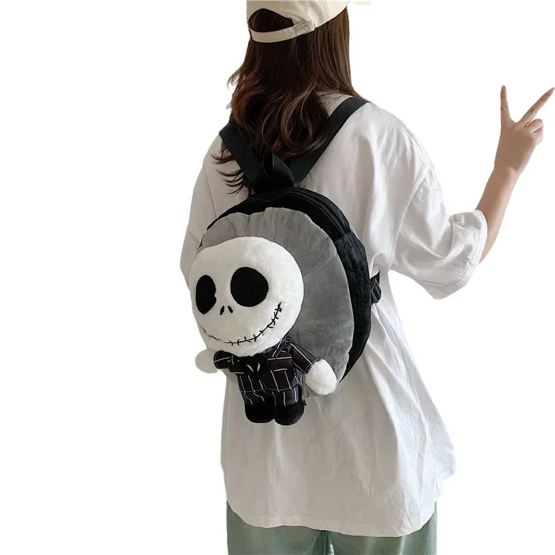 The Nightmare Before Christmas Jack Skellington Cosplay Peluche Backpack Cartoon Doll Bag Kids Halloween Candy Backpack Gifts