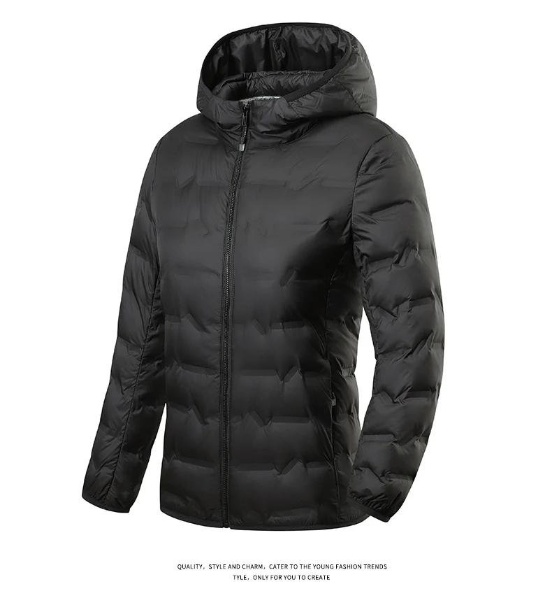 LNGXO Damen-Winter-Daunenjacke, Entendaunen, leichte, gepolsterte Jacken, Camping, Klettern, Trekking, Graphen-Futter, warmer Mantel – Detail 21