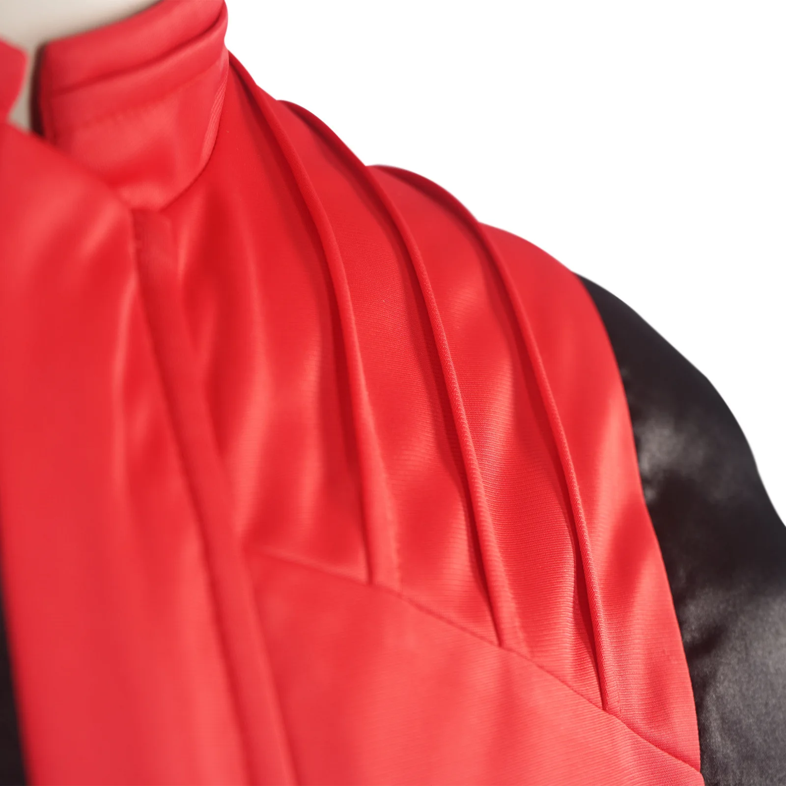 Ms Michael Jackson coat premium overcoat red retro leather coat MTV pants collection outwear party cosplay instinct costume