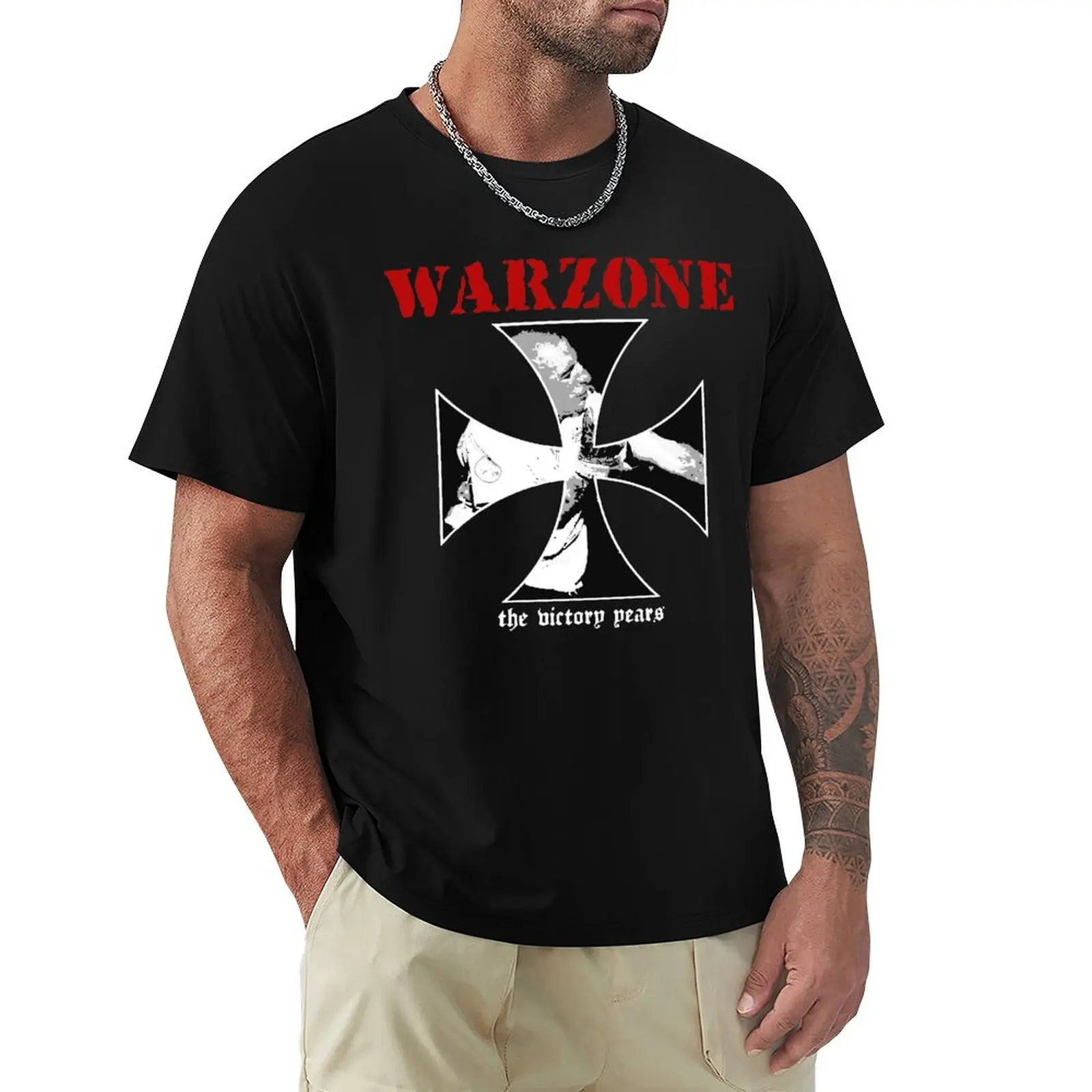 Warzone The Victory Pears T-Shirt Worker Basic Short Sleeve Tee