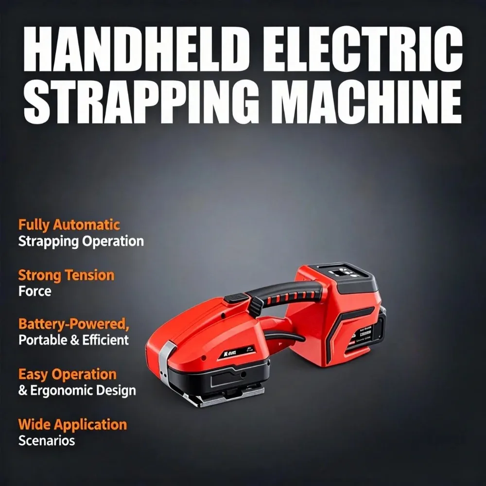 

Handheld electric strapping machines, wrapping machine strapping machines, and automatic PET/PP strapping machine package tool