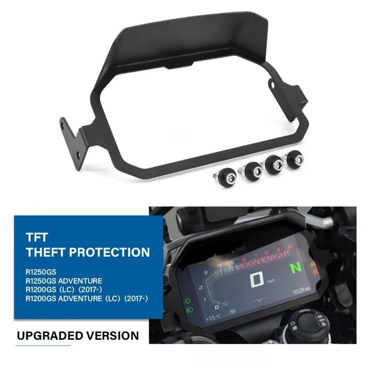 

TFT Theft Protection Screen Protector Instrument Guard For BMW R1250GS R1200GS