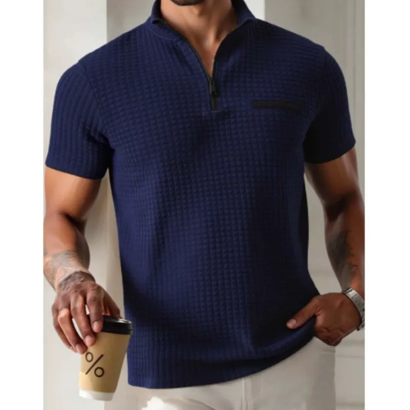 

Fashion Men Light luxury Brand Polo Shirt Summer Short Sleeve Tee Shirt Fashion Tops Quality Clothes Golf Wear Polo Shirts