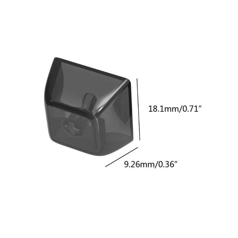 4/20 ปุ่ม XDA โปรไฟล์ 1U 1X คริสตัลโปร่งใส Blank Keycaps สำหรับ MX Switches คีย์บอร์ด DIY ของขวัญสำหรับคนรักเกม