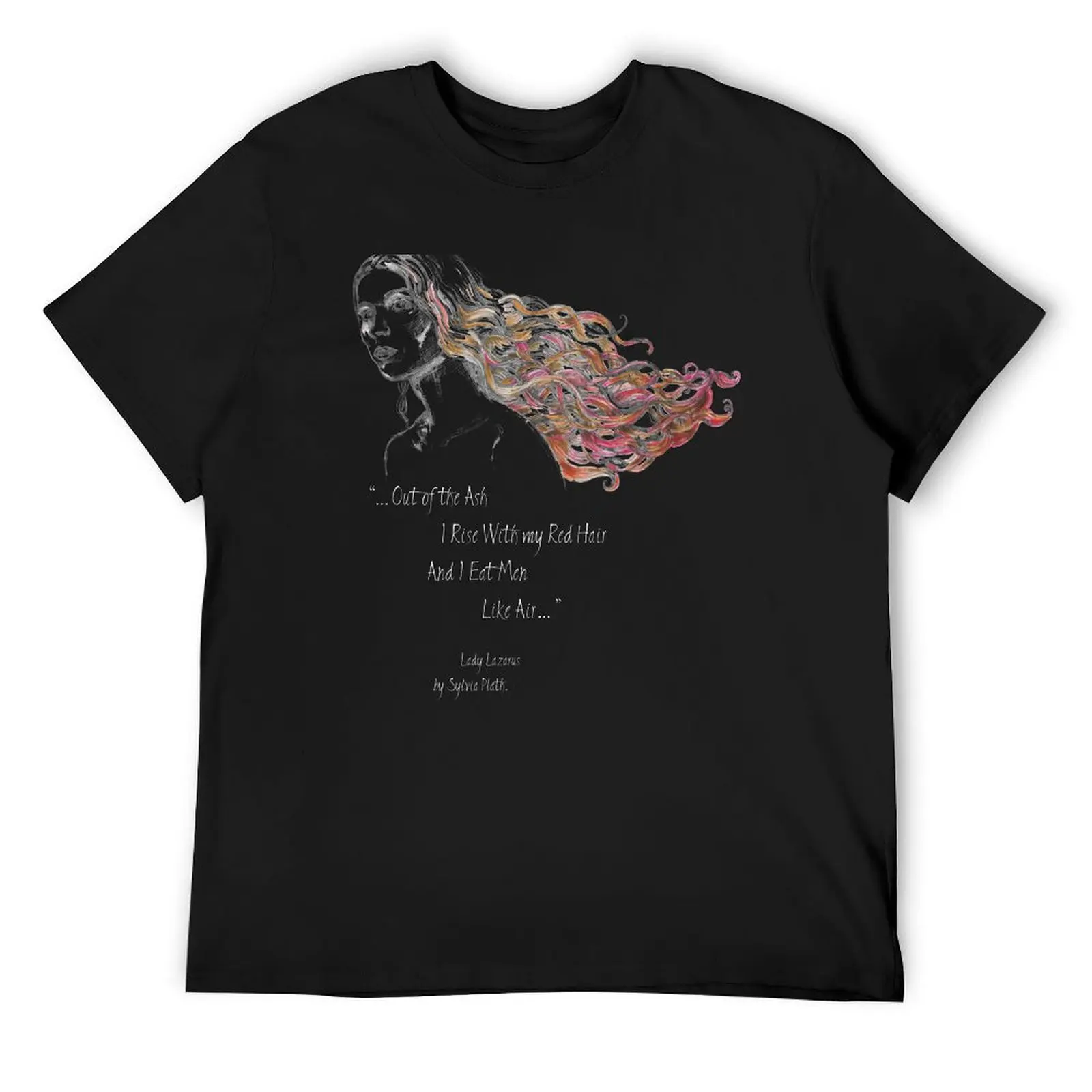 Lady Lazarus. T-Shirt blanks man clothes mens t shirts top quality